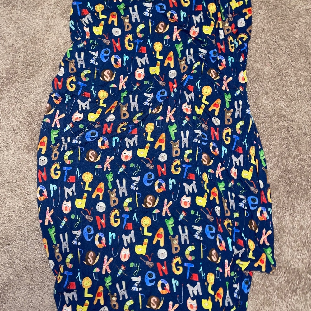 Little Sleepies Alphabet Crib Sheet